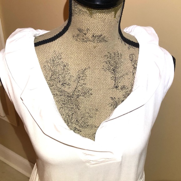 NWT Crown & Ivy White Ruffle Detail Dressy Summer Sundress. Size XL - Picture 4 of 9